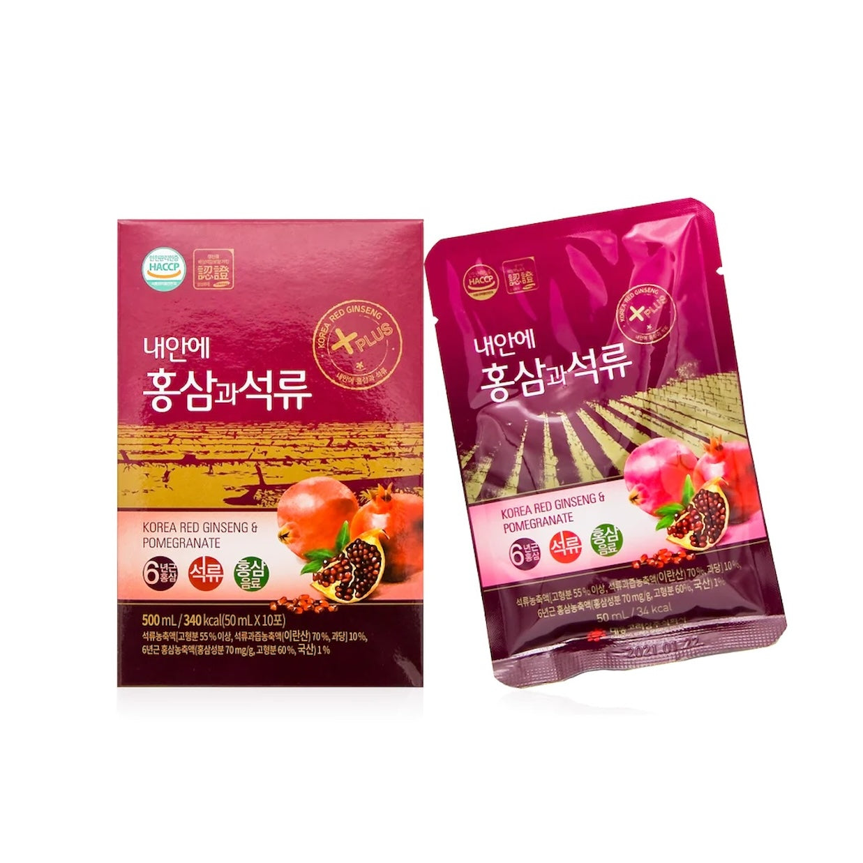 韓國不老健 高麗紅蔘石榴汁