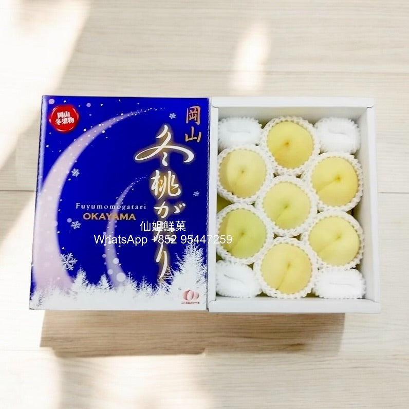 【期間限定】日本 岡山冬桃禮盒 3KG