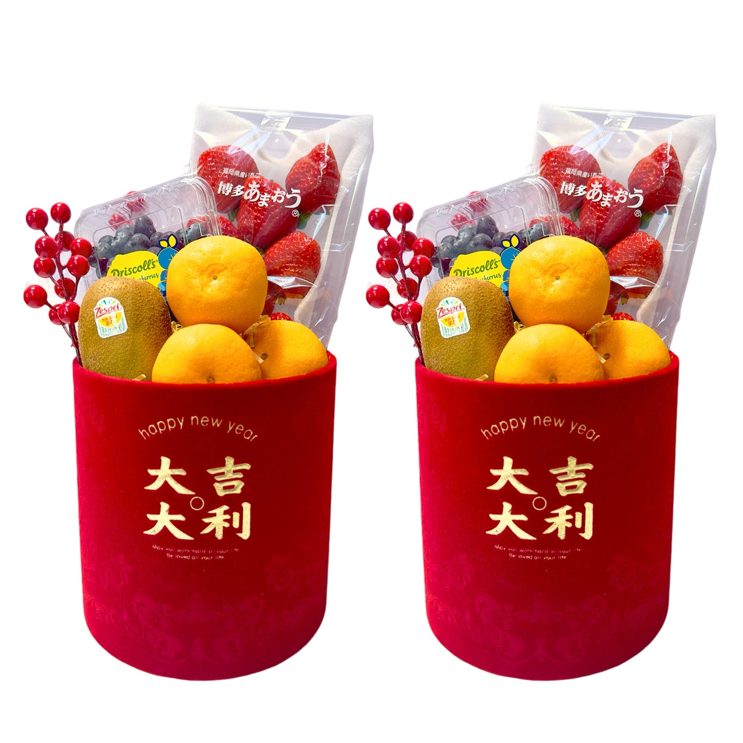 【2 Combo Set】大吉大利迷你賀年生果籃組合