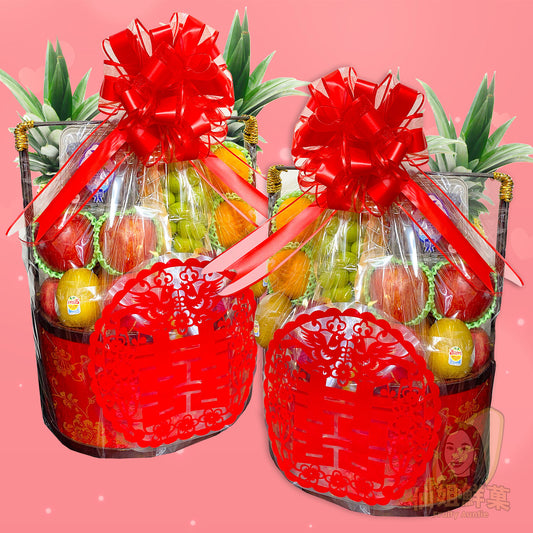 中式過大禮果籃 02 Chinese Wedding Gift Basket 02
