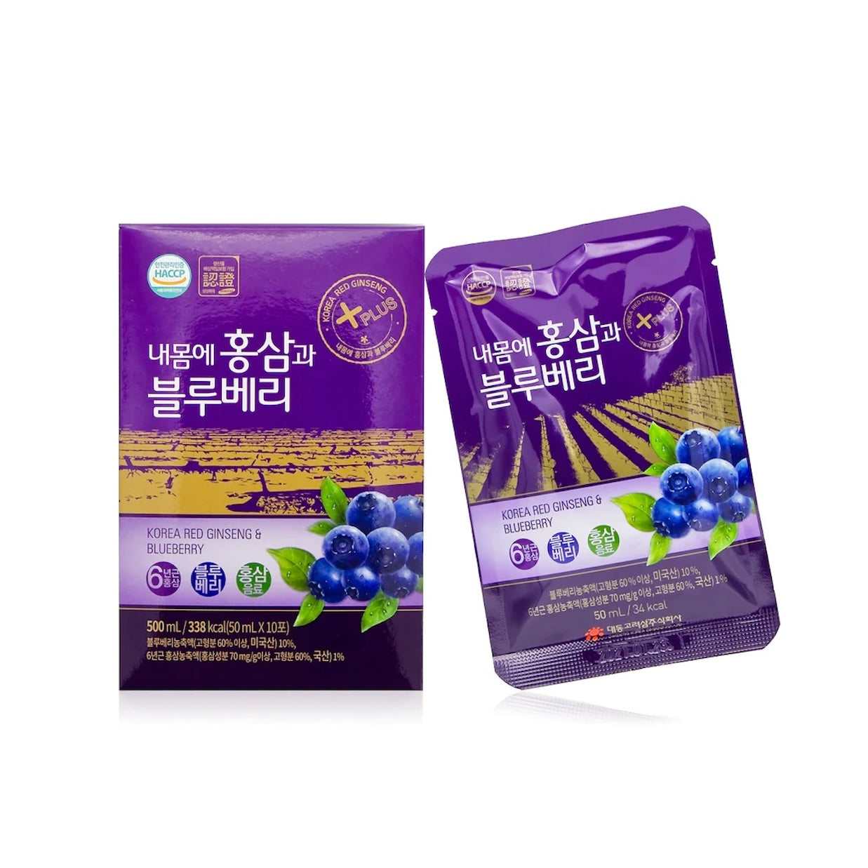 韓國不老健 高麗紅蔘藍莓汁