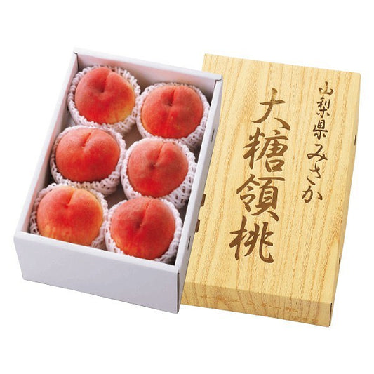 日本 山梨 大糖領水蜜桃禮盒