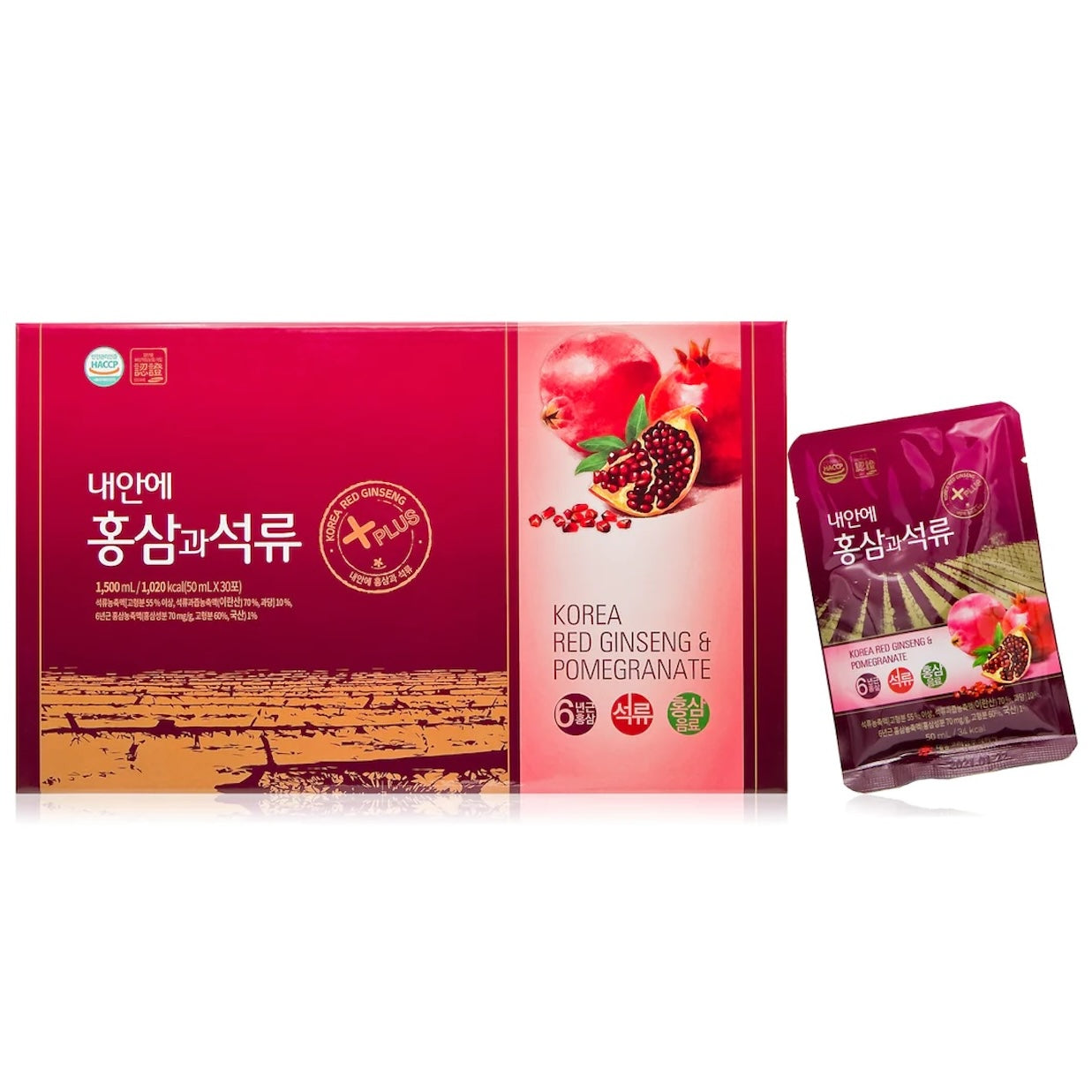 韓國不老健 高麗紅蔘石榴汁