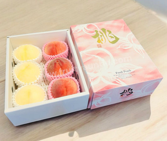 日本雙色水蜜桃禮盒 2KG 💛❤️