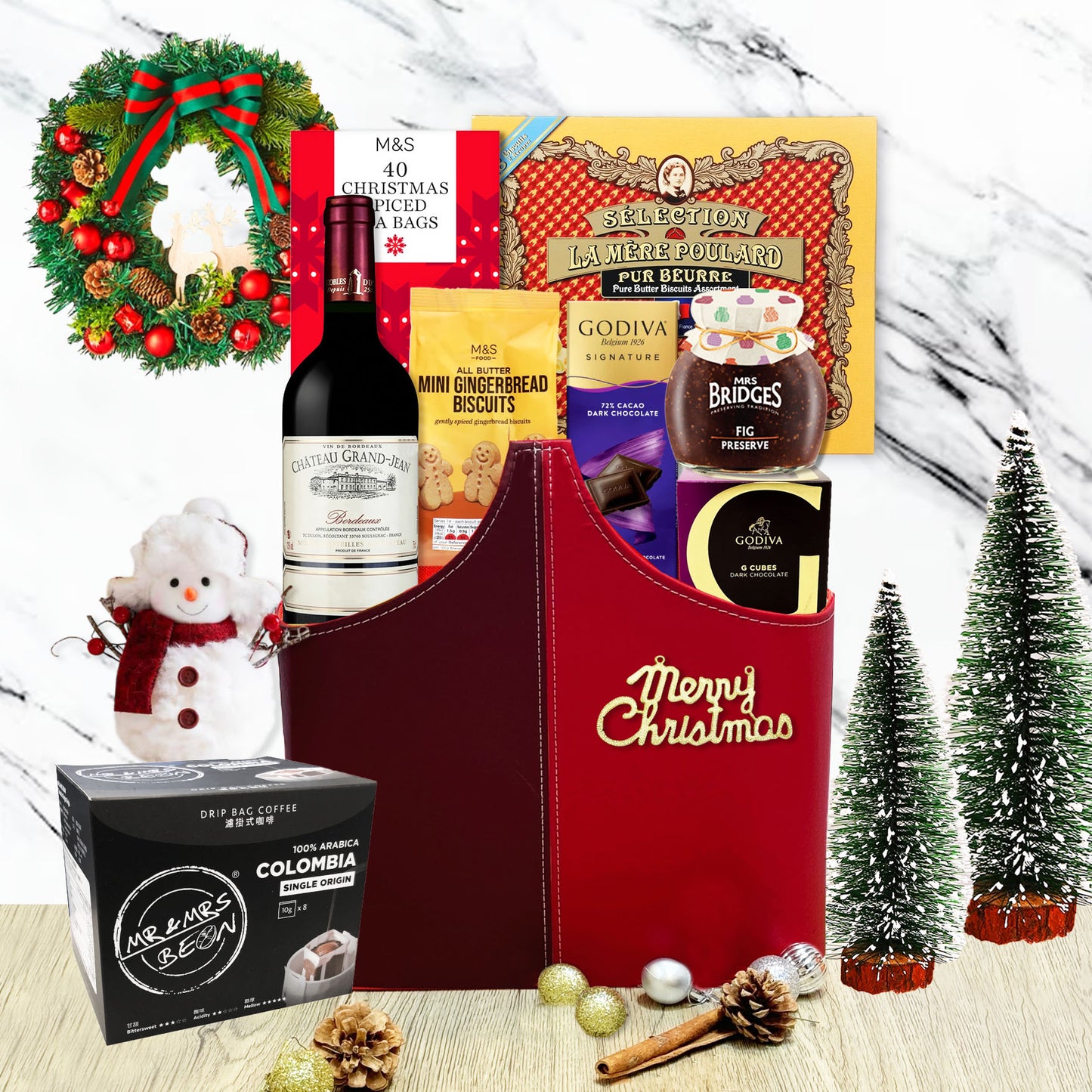 CM2508 商務聖誕美食籃