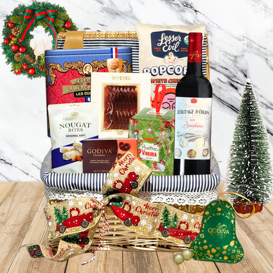 CM2512 冬日綿綿聖誕美食禮籃