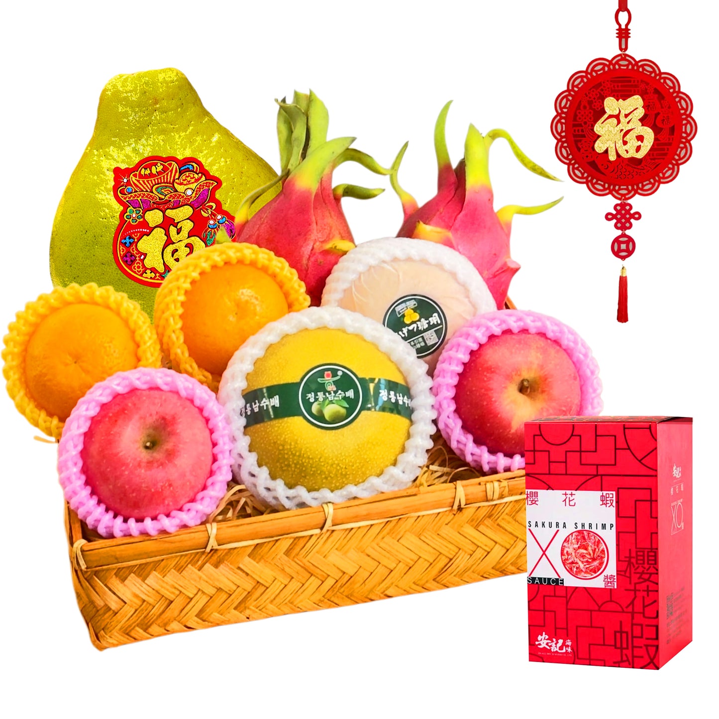 NY3023H 馬年大吉來賀年果籃