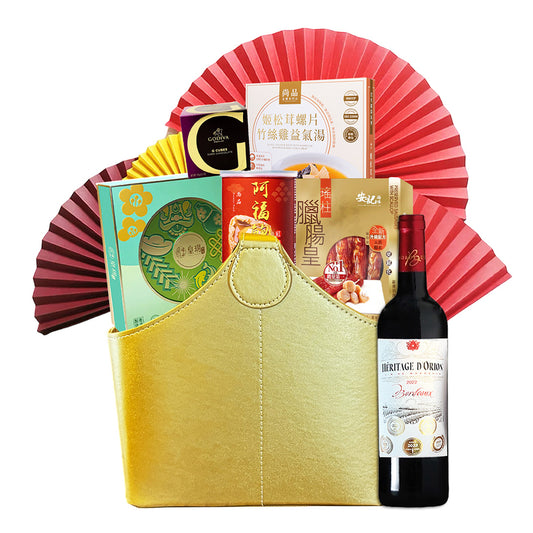 NY3027H 馬騰吉運賀年禮籃