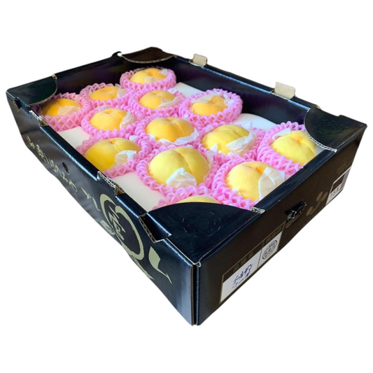 【原箱】 日本 黑盒一宮Premium黃金桃 5KG (13裝)