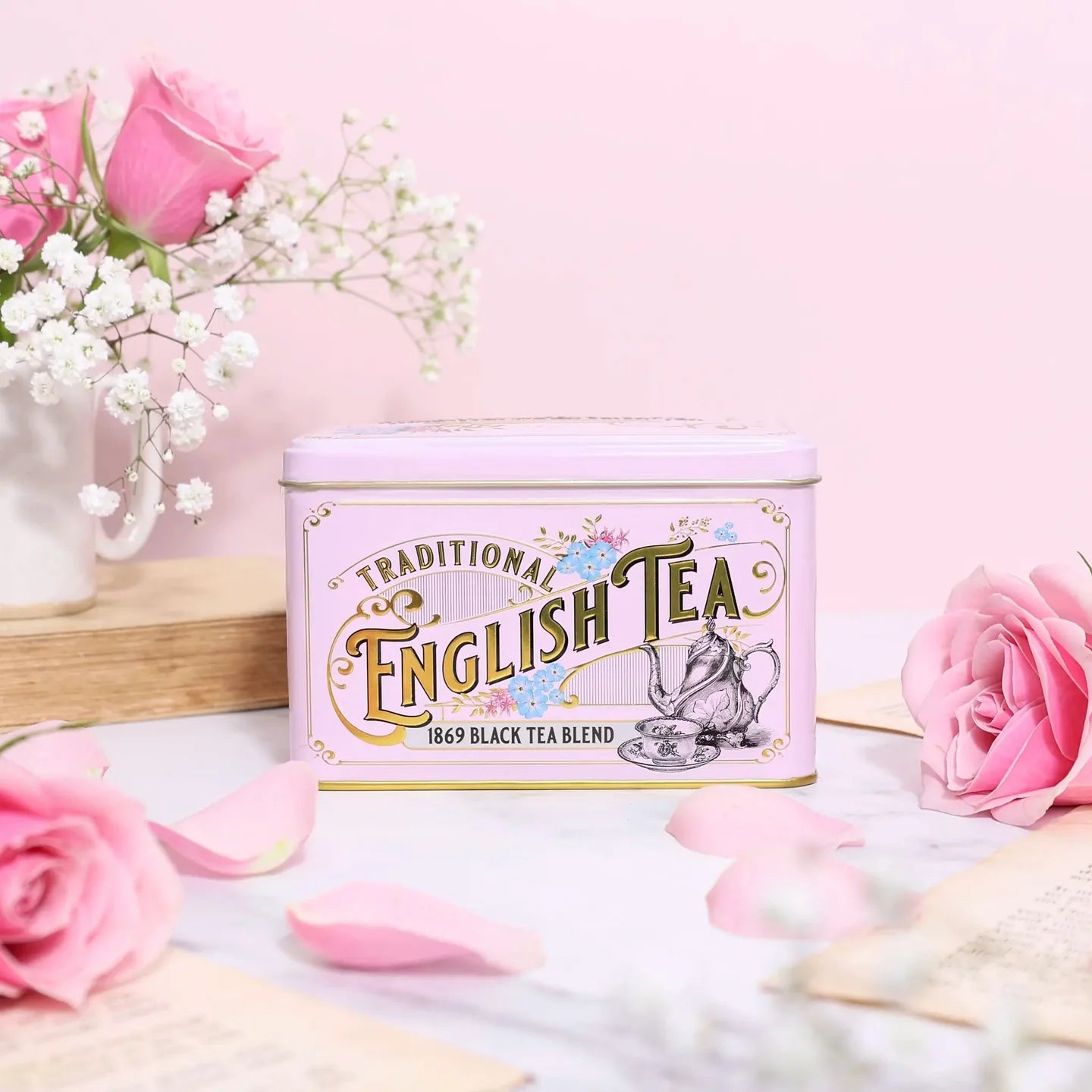 New English Tea 英式維多利亞復古鐵罐茶