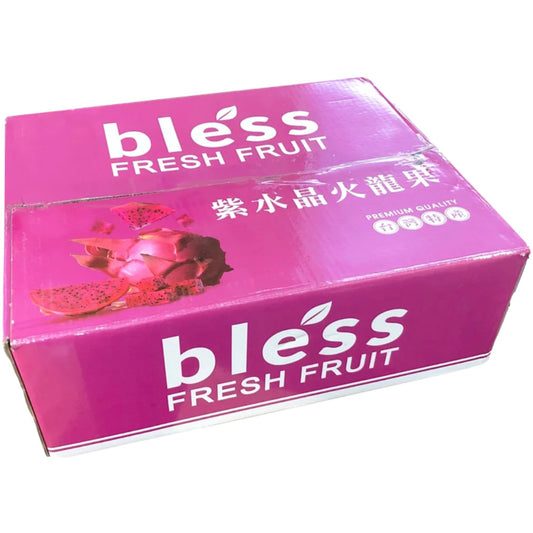 【原箱】 台灣 BLESS紫水晶紅肉火龍果（需預訂）